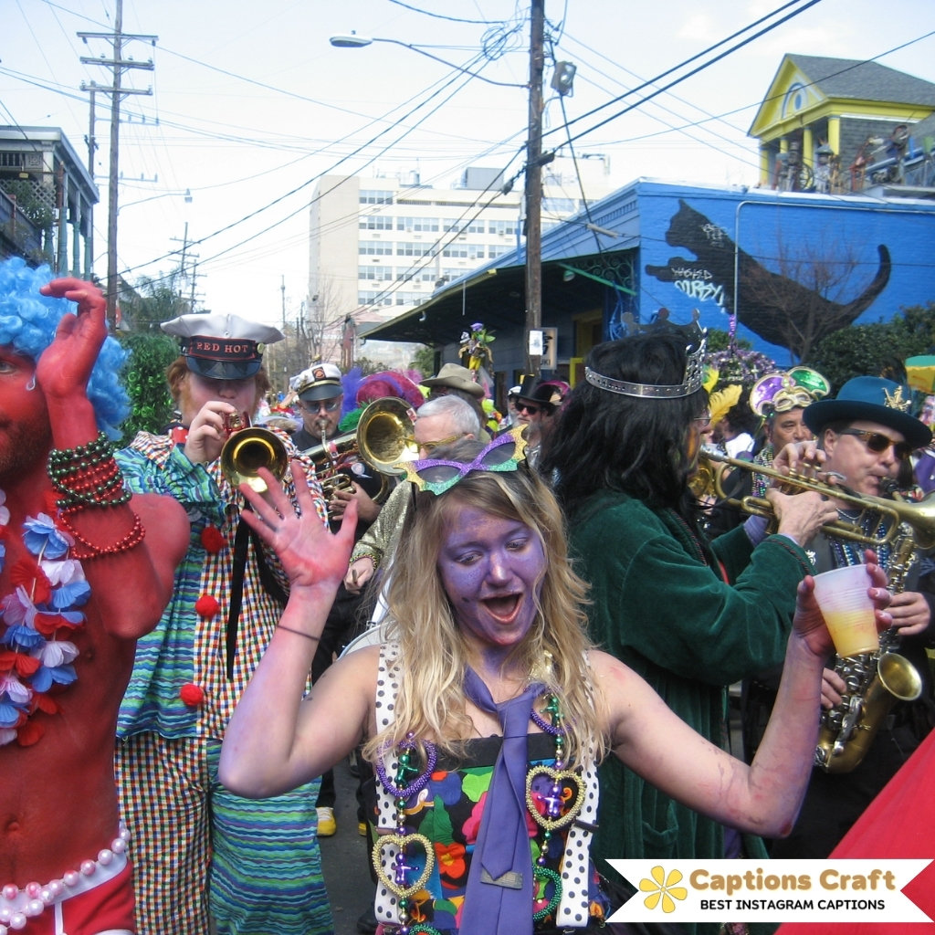 Mardi Gras Captions For Instagram
