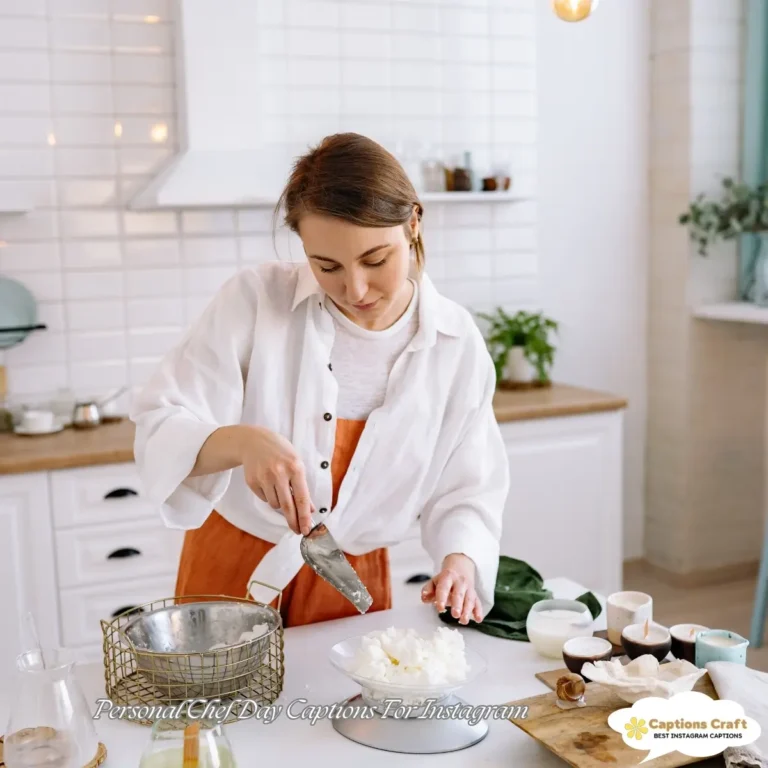 Personal Chef Day Captions For Instagram