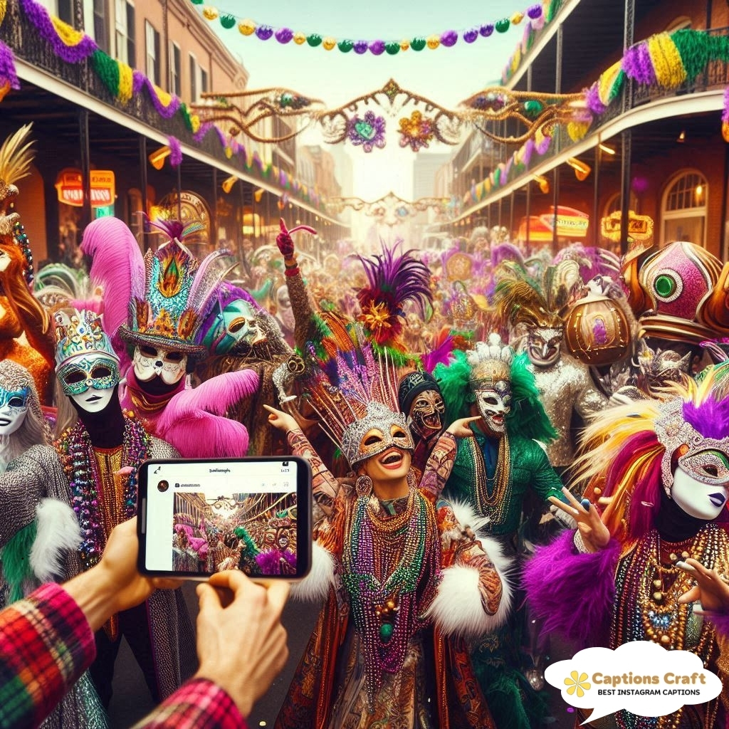 Playful Mardi Gras Instagram Captions For Your Celebration