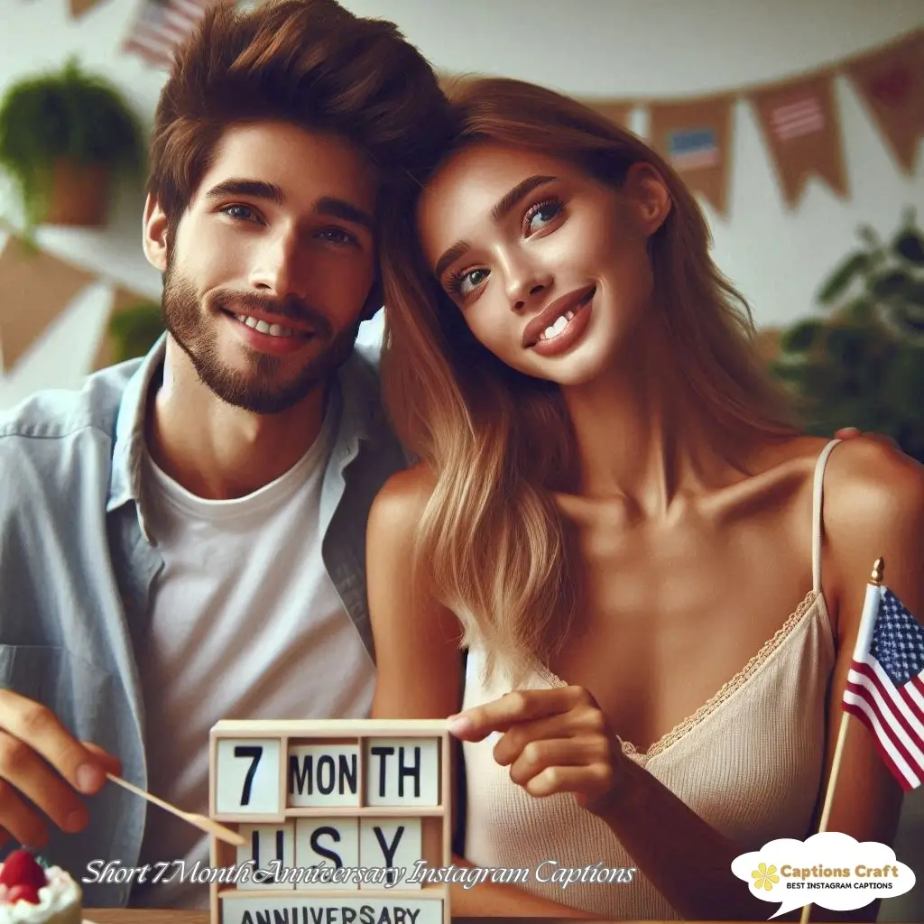 Celebrate Love with 7 Month Anniversary Captions For Instagram and Quotes 137+ Magical Moments
