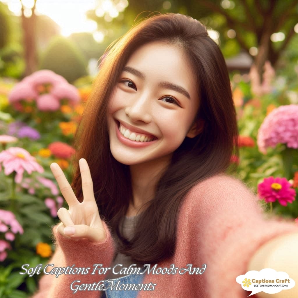 Soft Captions For Calm Moods And Gentle Moments