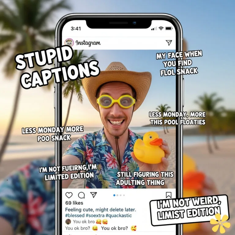 129+ Hilarious Stupid Captions For Instagram and Quotes to Make You Smile