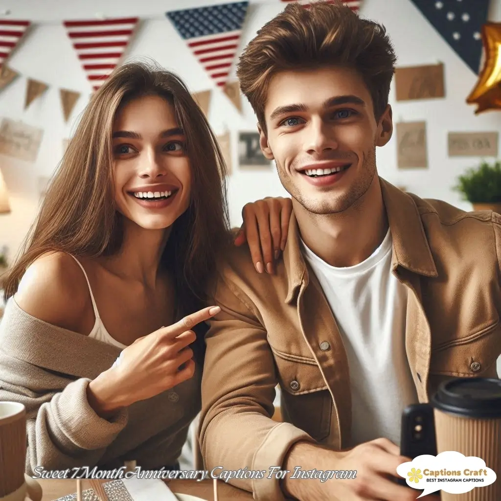 Celebrate Love with 7 Month Anniversary Captions For Instagram and Quotes 137+ Magical Moments