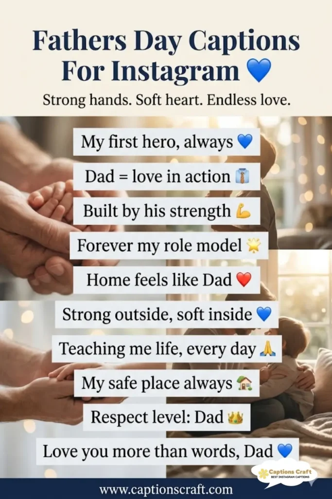 Celebrate Dad with 145+ Creative Fathers Day Captions For Instagram and Quotes Today
