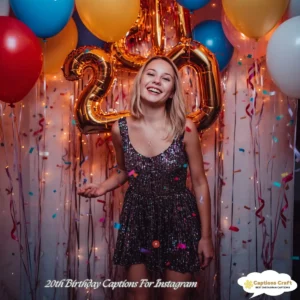 123+ Magical 20th Birthday Captions For Instagram and Quotes to Celebrate You