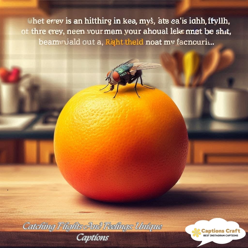 Catching Flights And Feelings Unique Captions