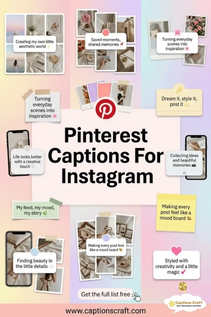 145+ Inspiring Pinterest Captions For Instagram and Quotes to Boost Your Engagement in 2026