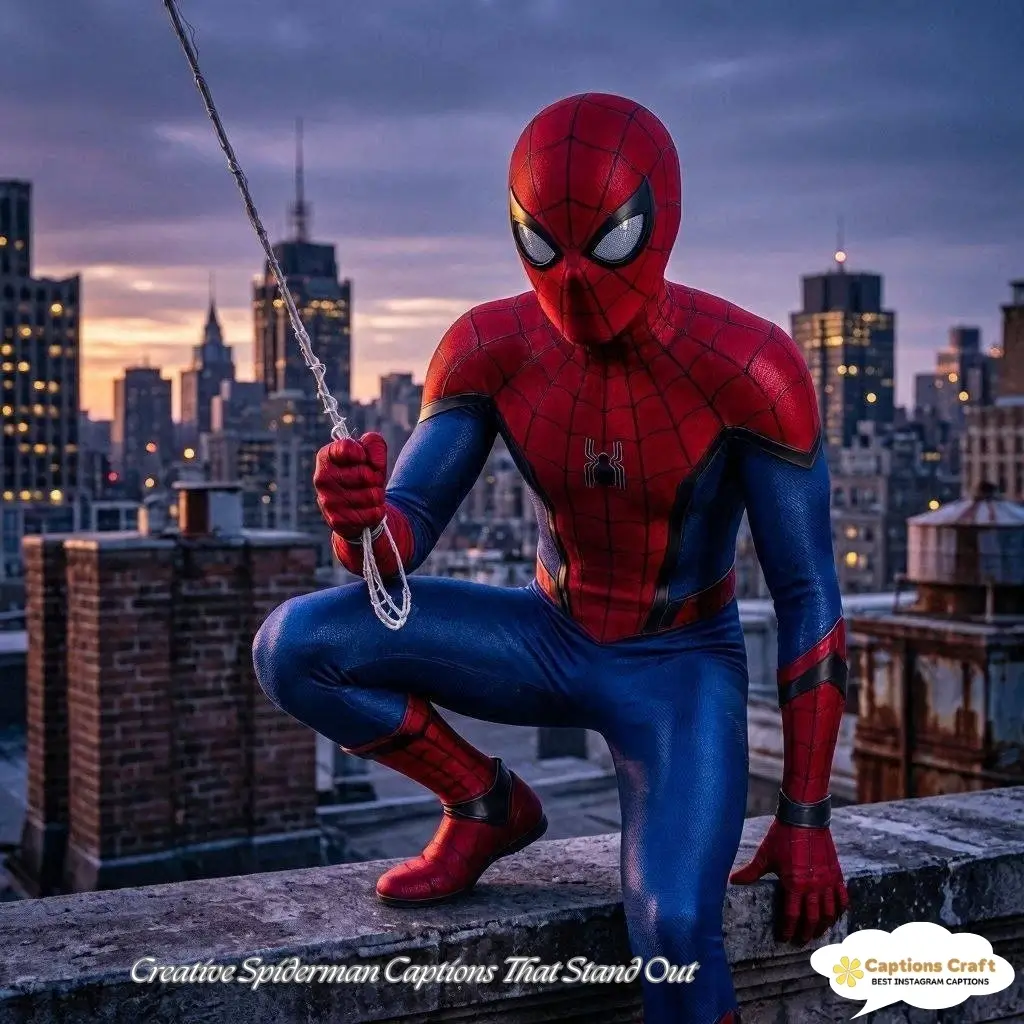 Web-Slinging Fun with 143+ Spiderman Captions For Instagram And Quotes You Can't Miss