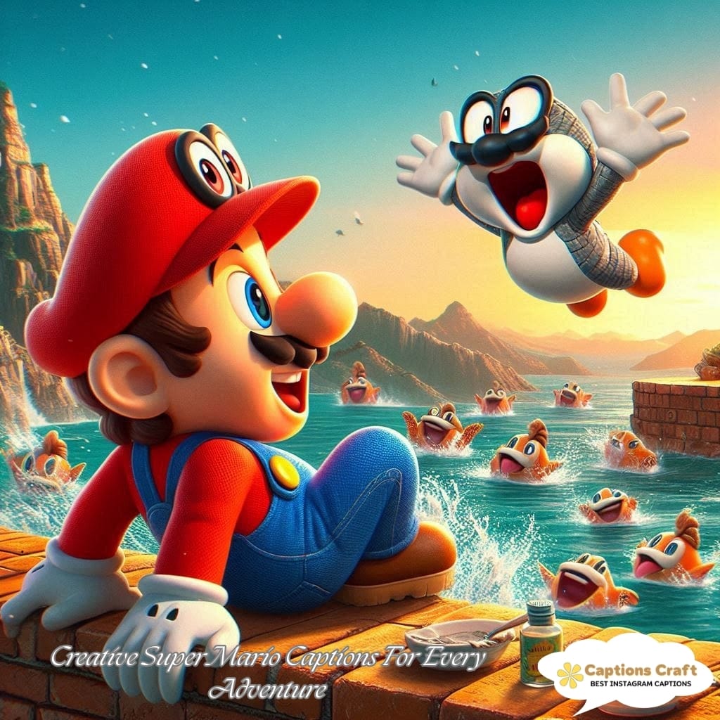 Creative Super Mario Captions For Every Adventure