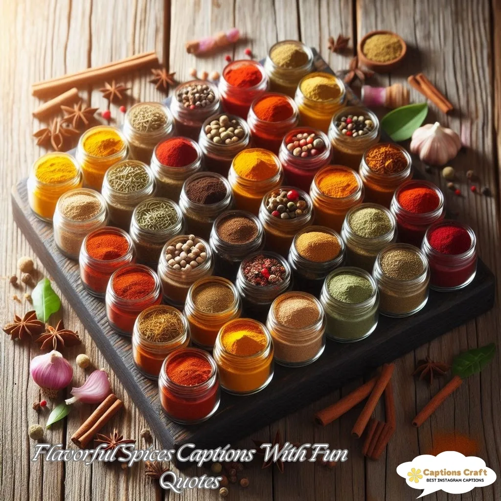 129+ Essential Spices Captions For Instagram and Quotes That Spice Up Your Feed