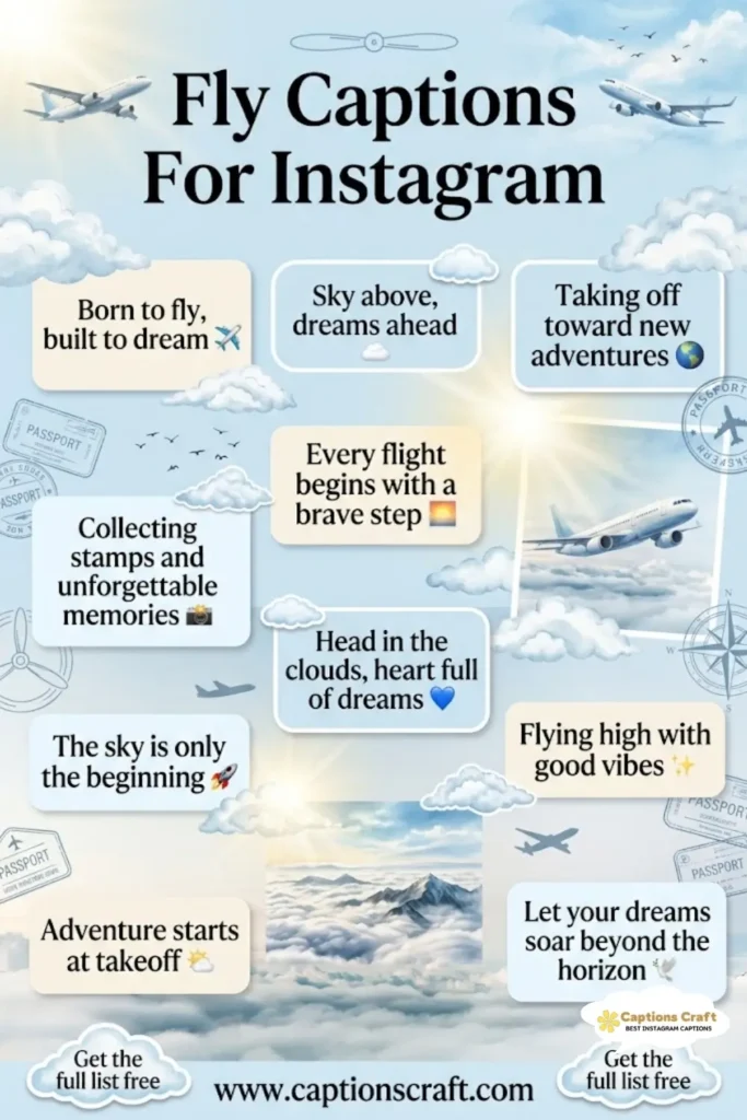 143+ Essential Fly Captions For Instagram That Will Transform Your Quotes Game