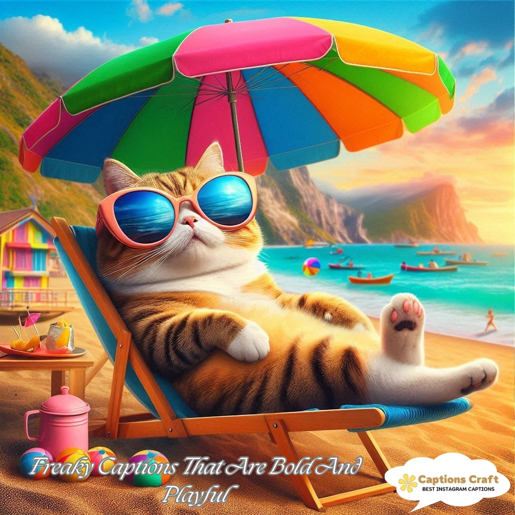 Freaky Captions That Are Bold And Playful