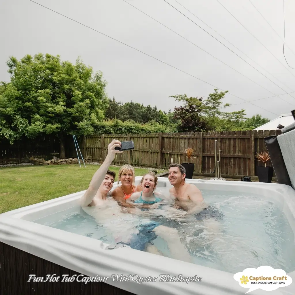 127+ Must-Have Hot Tub Captions For Instagram That Spark Joy and Fun Quotes