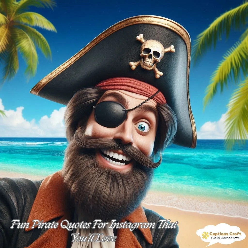 149+ Bold Pirate Captions For Instagram and Quotes to Set Sail on Adventure