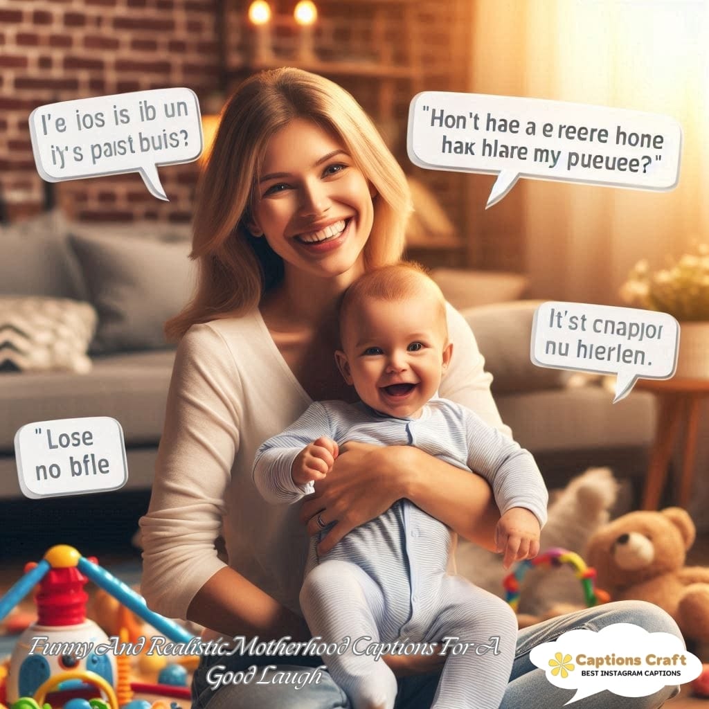 Funny And Realistic Motherhood Captions For A Good Laugh