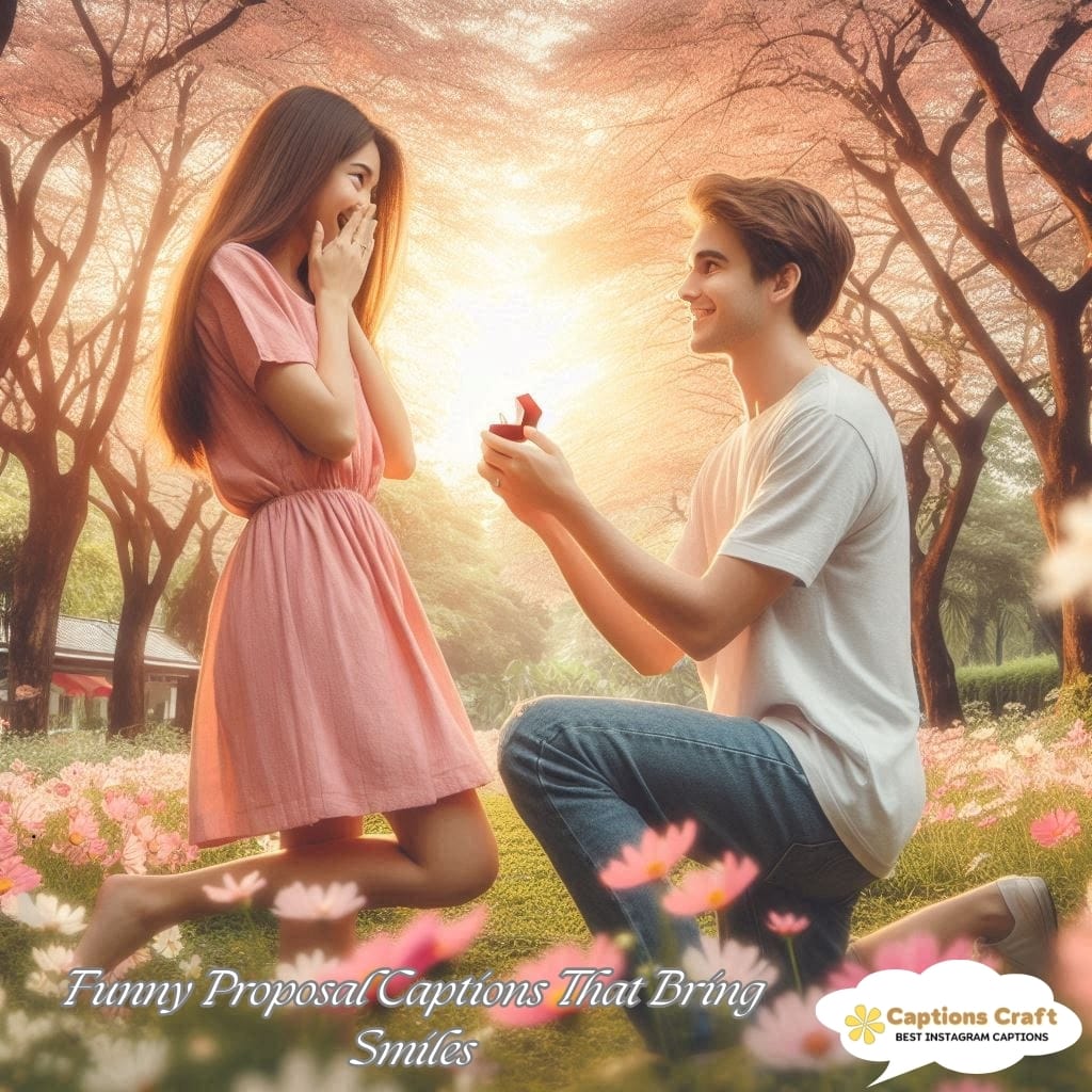 Funny Proposal Captions That Bring Smiles