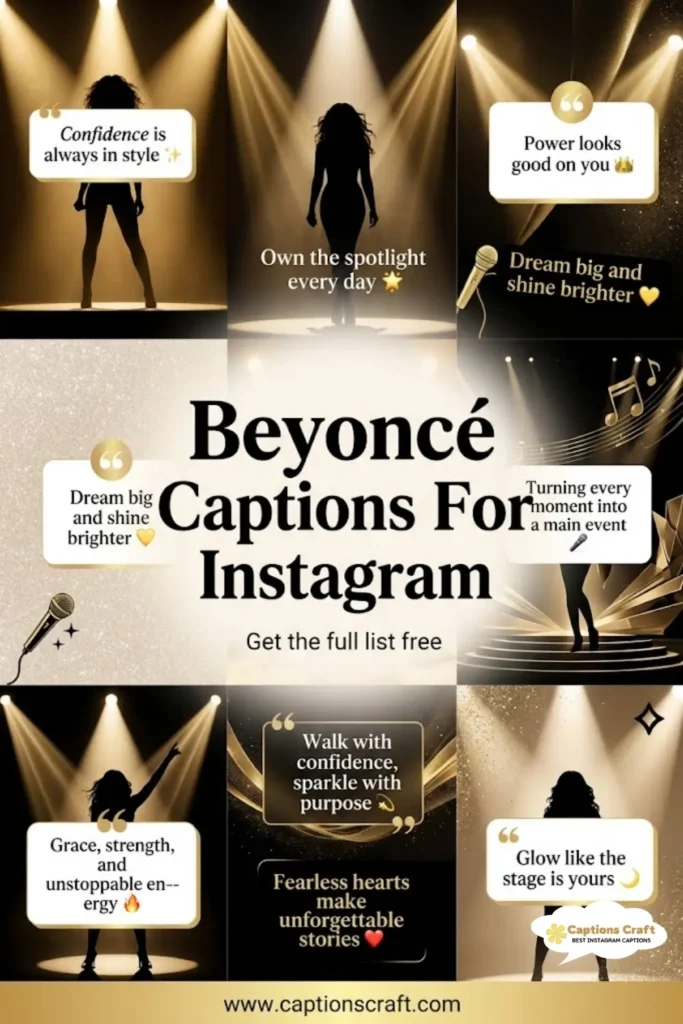 153+ Iconic Beyoncé Captions For Instagram Full Of Power And Style