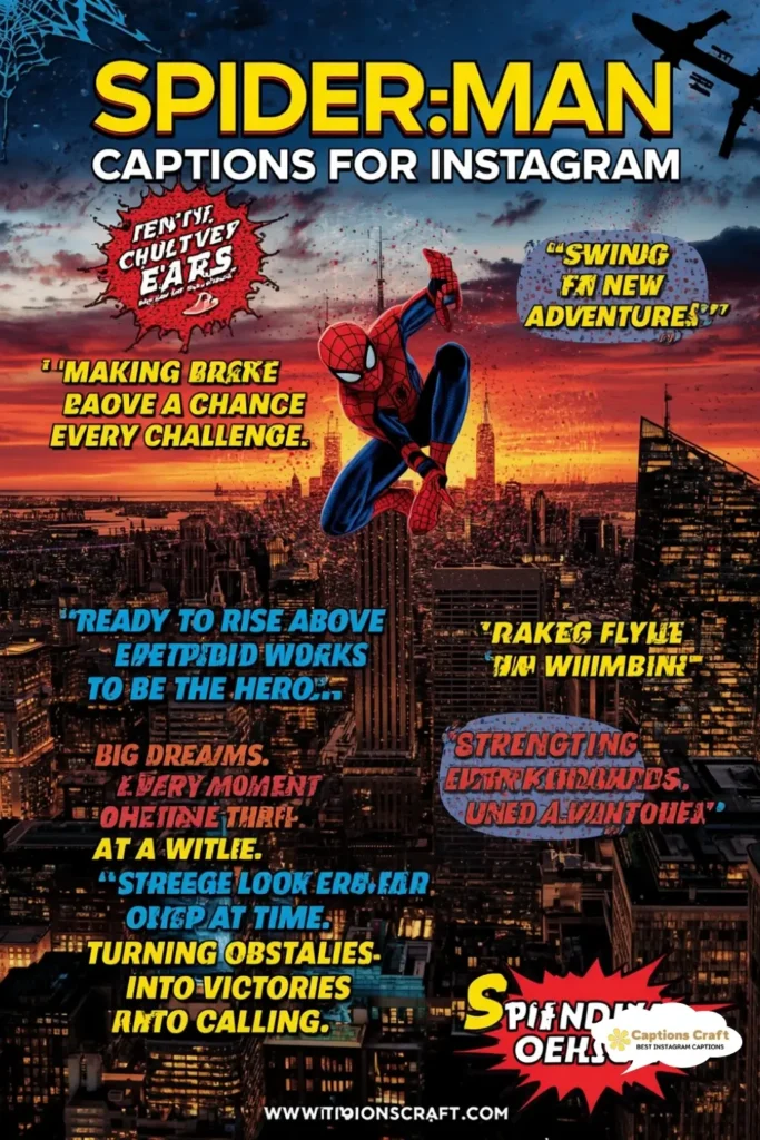 Web-Slinging Fun with 143+ Spiderman Captions For Instagram And Quotes You Can't Miss