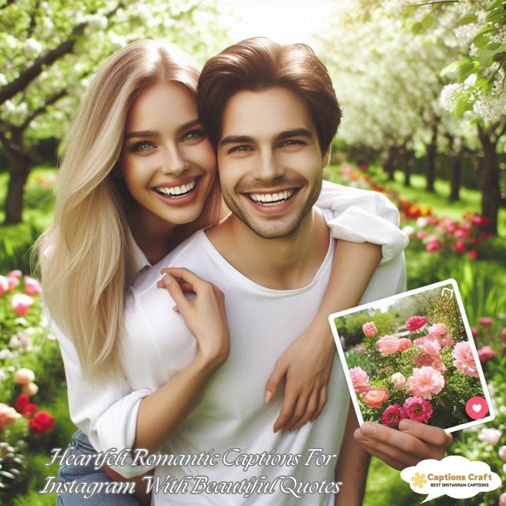 Heartfelt Romantic Captions For Instagram With Beautiful Quotes