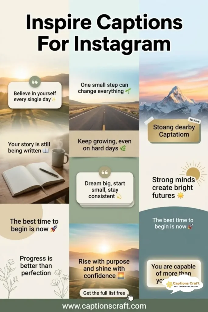 123+ Best Inspire Captions For Instagram That Spark Creativity