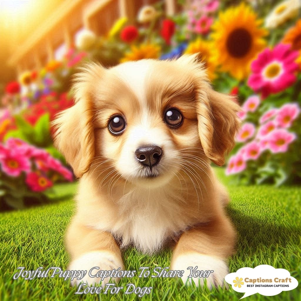 Joyful Puppy Captions To Share Your Love For Dogs