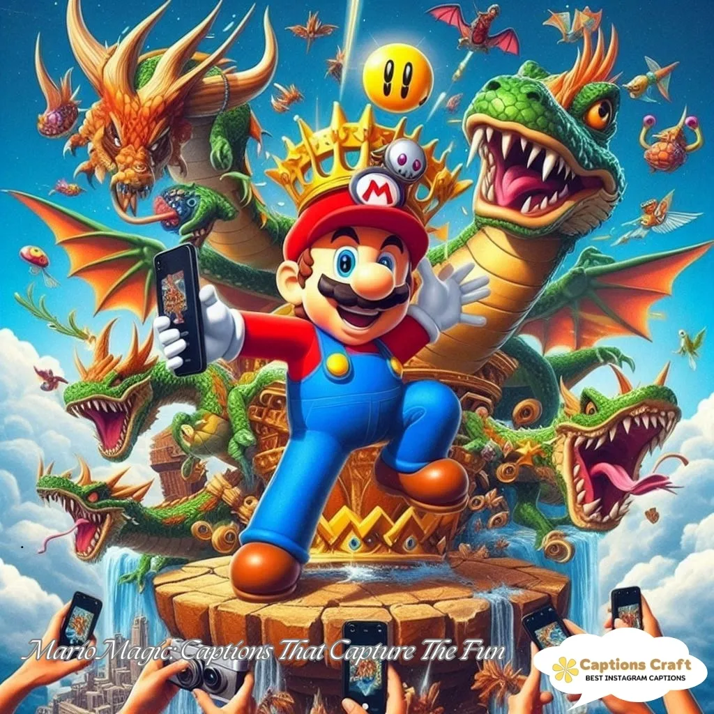 139+ Unforgettable Super Mario Captions For Instagram and Quotes That Inspire Fun