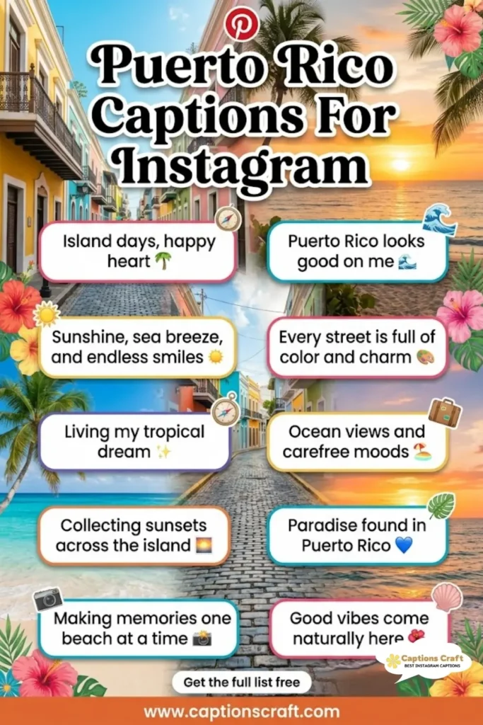 123+ Top Puerto Rico Captions For Instagram That Shine Online