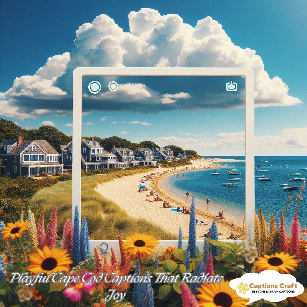 Playful Cape Cod Captions That Radiate Joy
