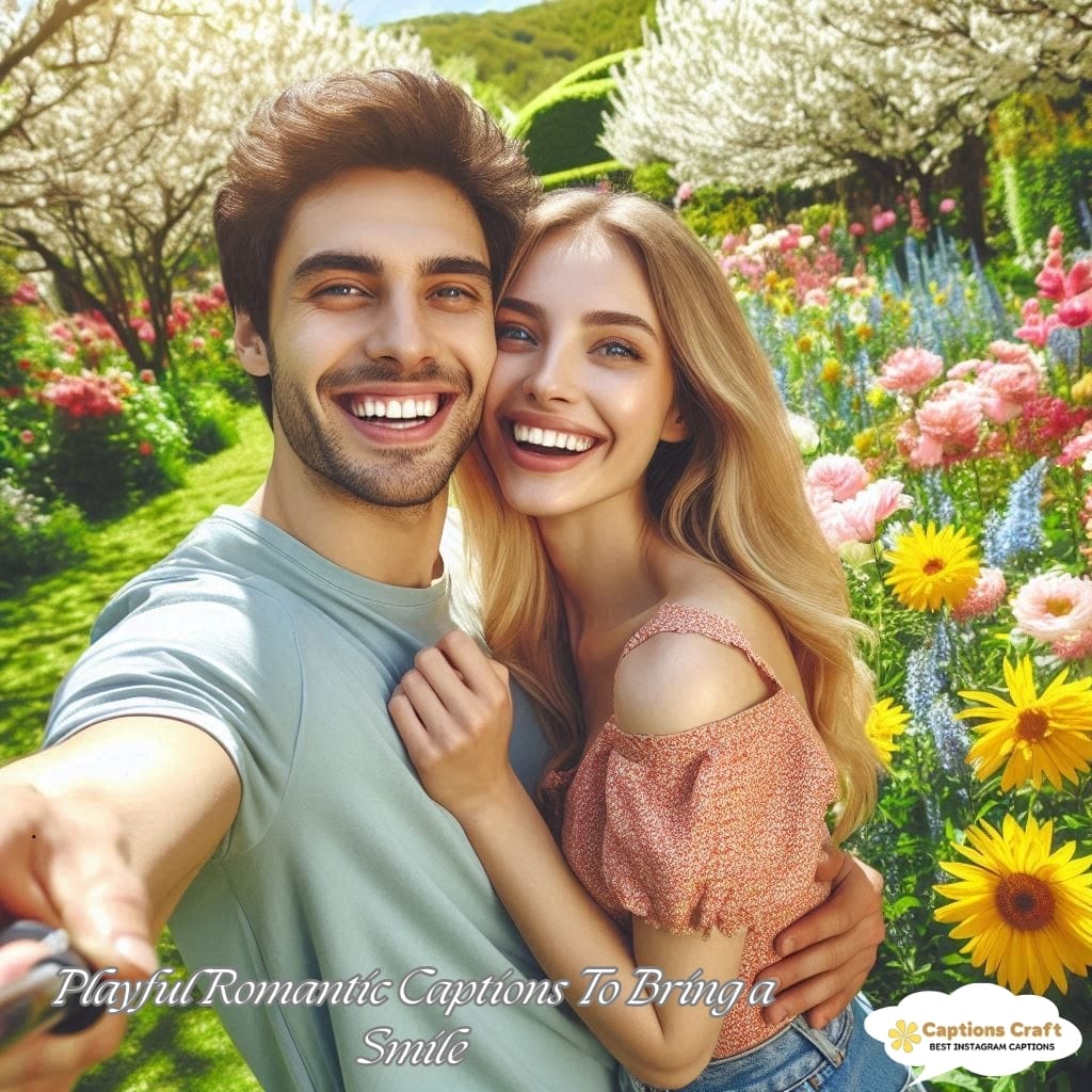 Playful Romantic Captions To Bring a Smile
