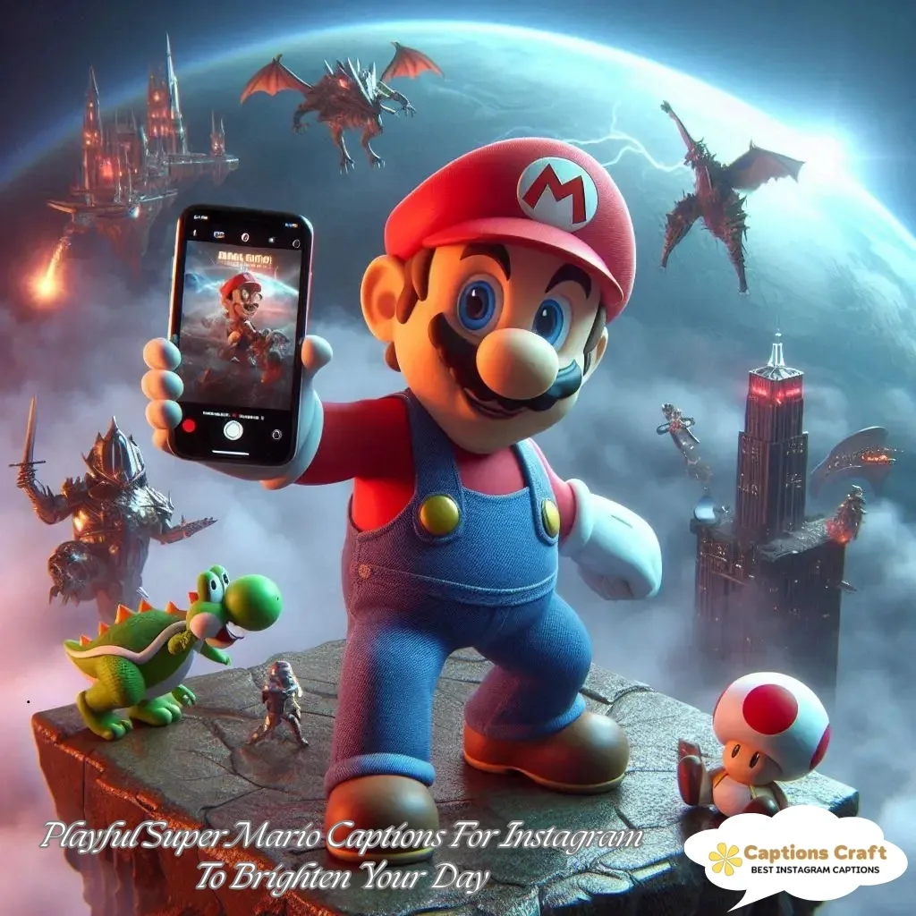 139+ Unforgettable Super Mario Captions For Instagram and Quotes That Inspire Fun