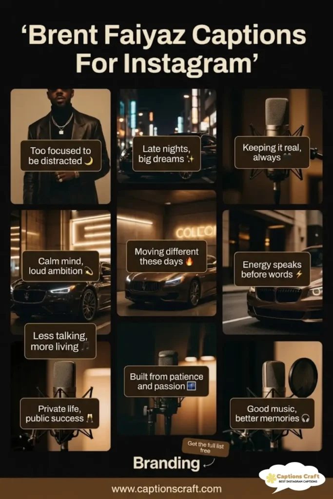 145+ Irresistible Brent Faiyaz Captions For Instagram and Quotes You Can't Miss