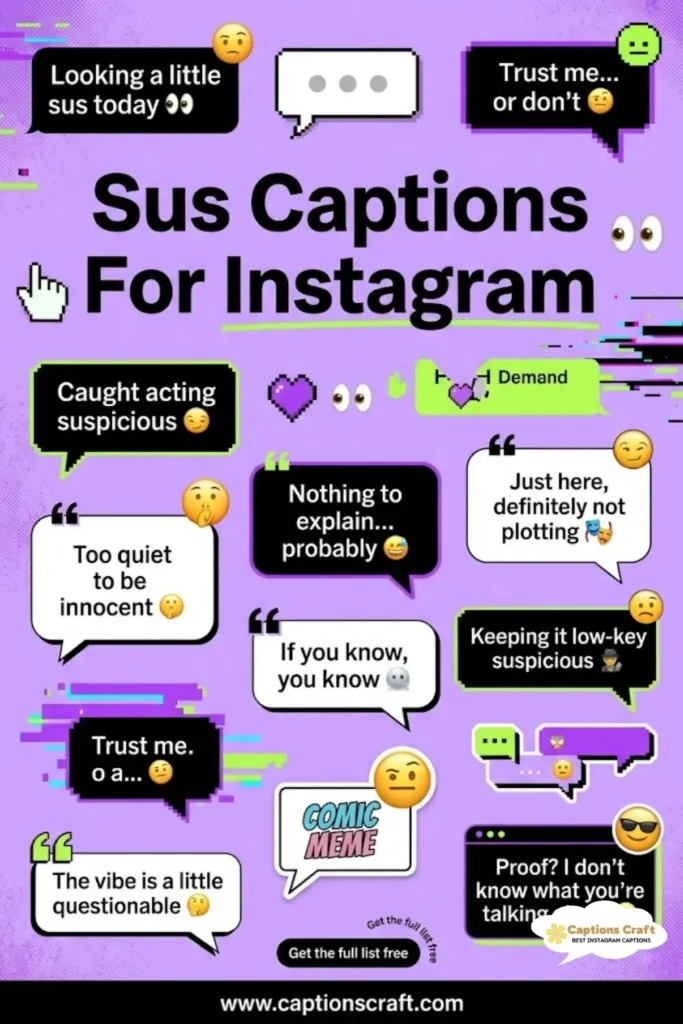 139+ Playful Sus Captions For Instagram That Bring The Vibe