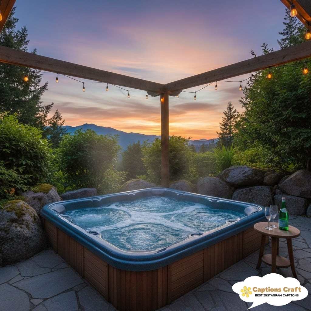 Relaxing Hot Tub Instagram Captions For Your Next Post