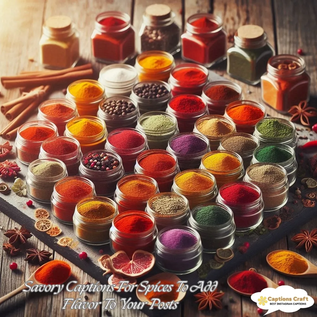 129+ Essential Spices Captions For Instagram and Quotes That Spice Up Your Feed