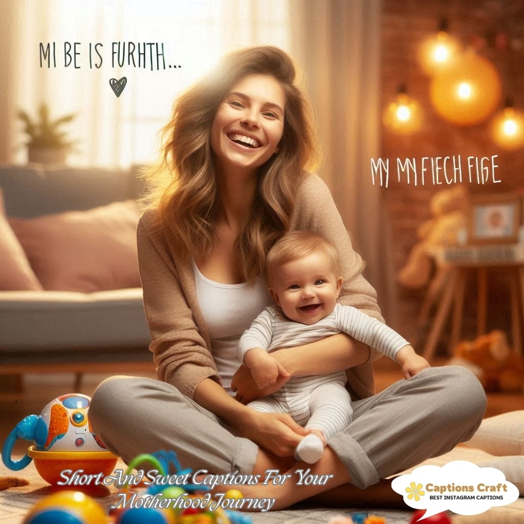 Short And Sweet Captions For Your Motherhood Journey