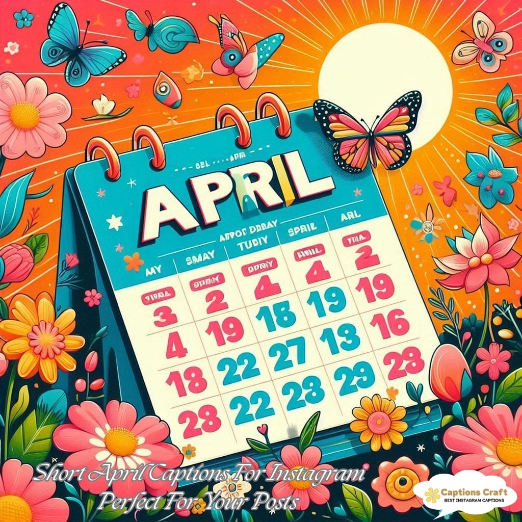Short April Captions For Instagram Perfect For Your Posts