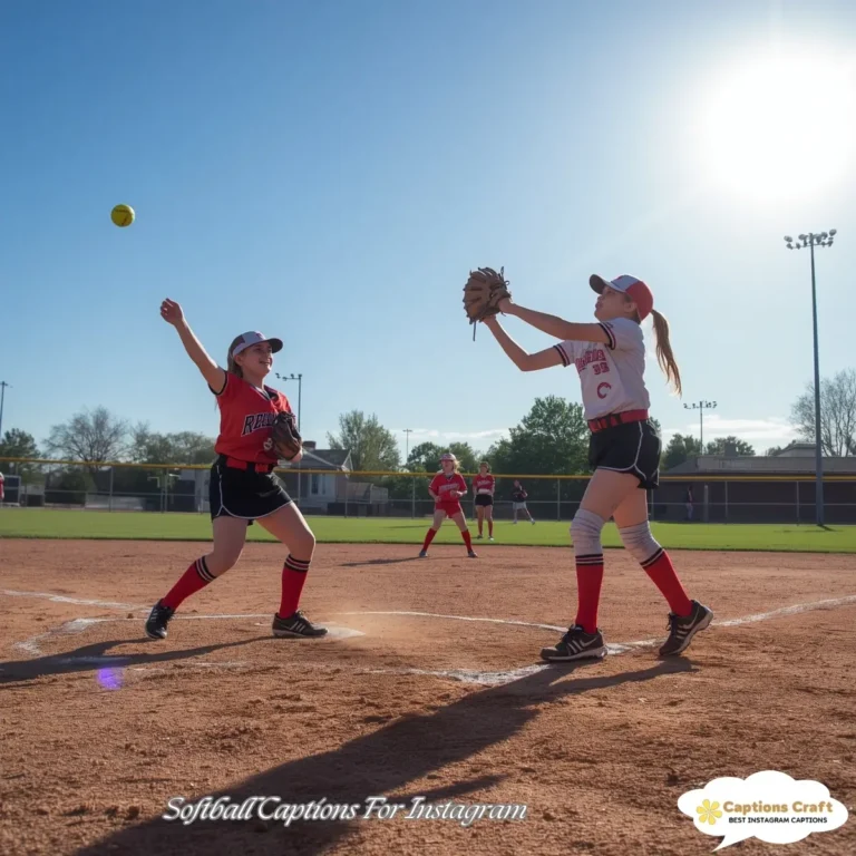Softball Captions For Instagram