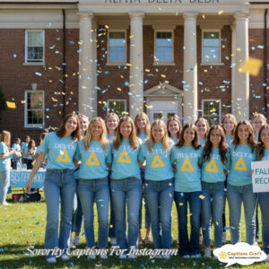 Sorority Captions For Instagram