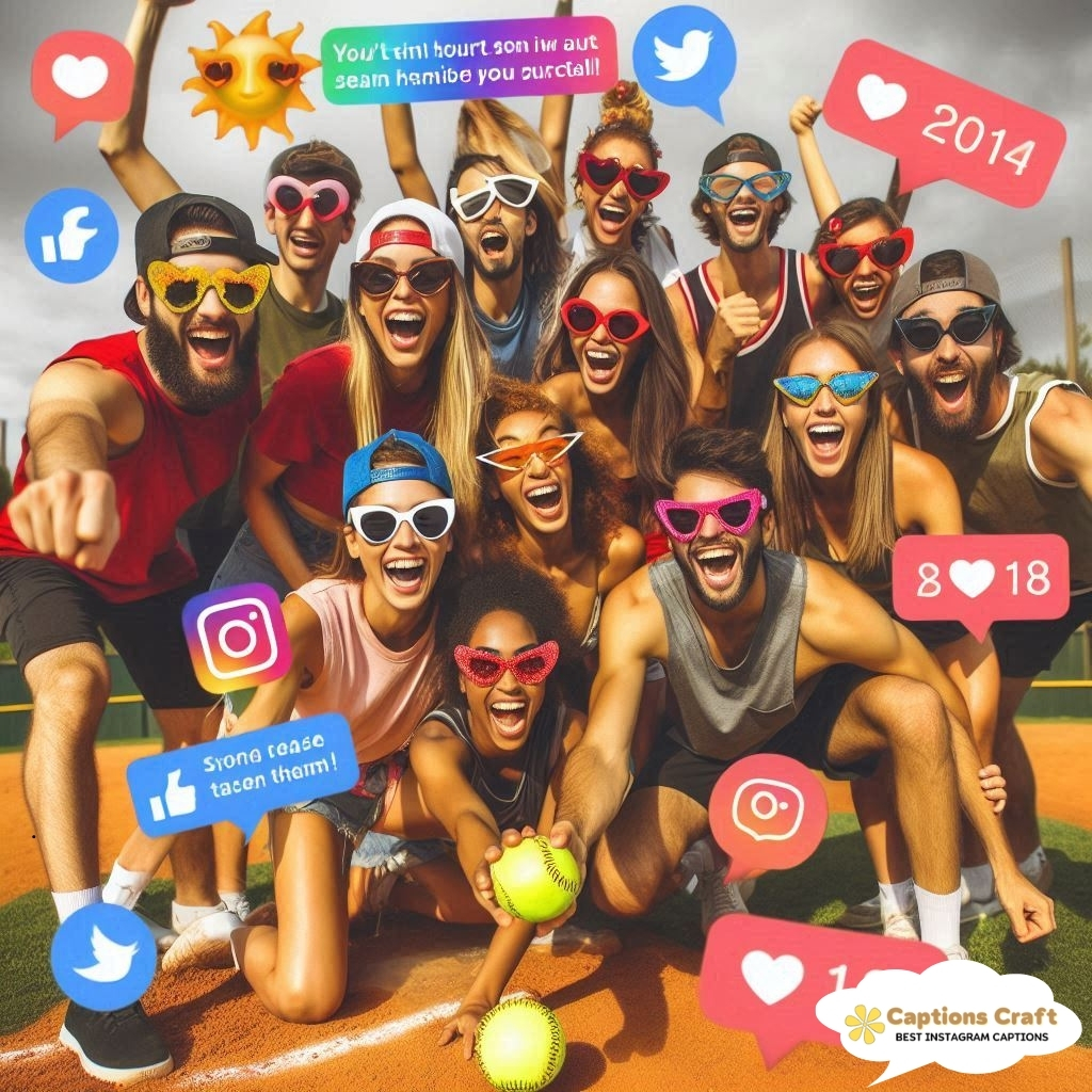 Stylish Softball Captions For Instagram That Highlight Team Spirit