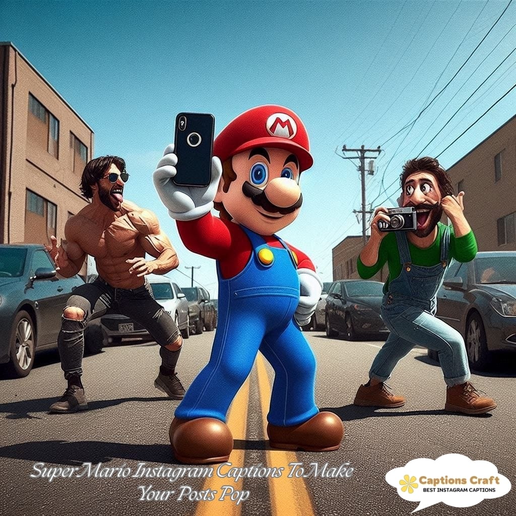 Super Mario Instagram Captions To Make Your Posts Pop