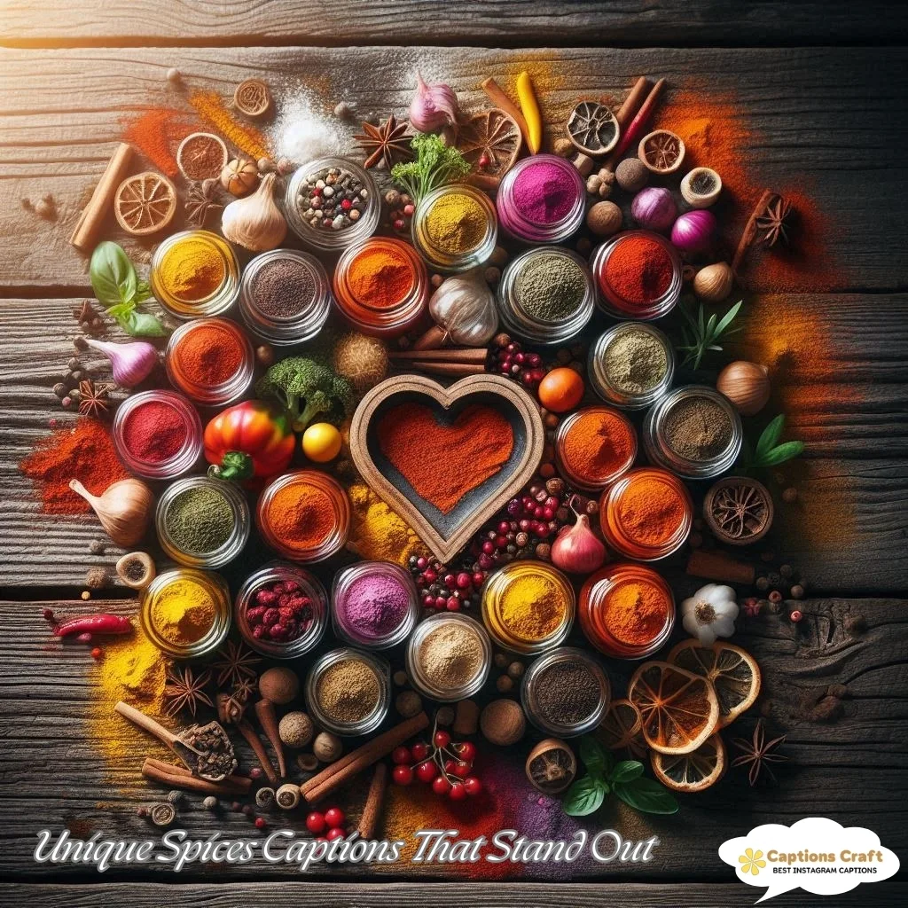129+ Essential Spices Captions For Instagram and Quotes That Spice Up Your Feed