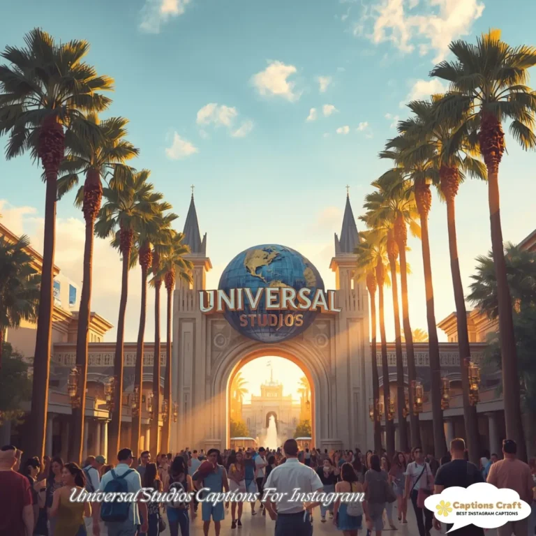 Universal Studios Captions For Instagram