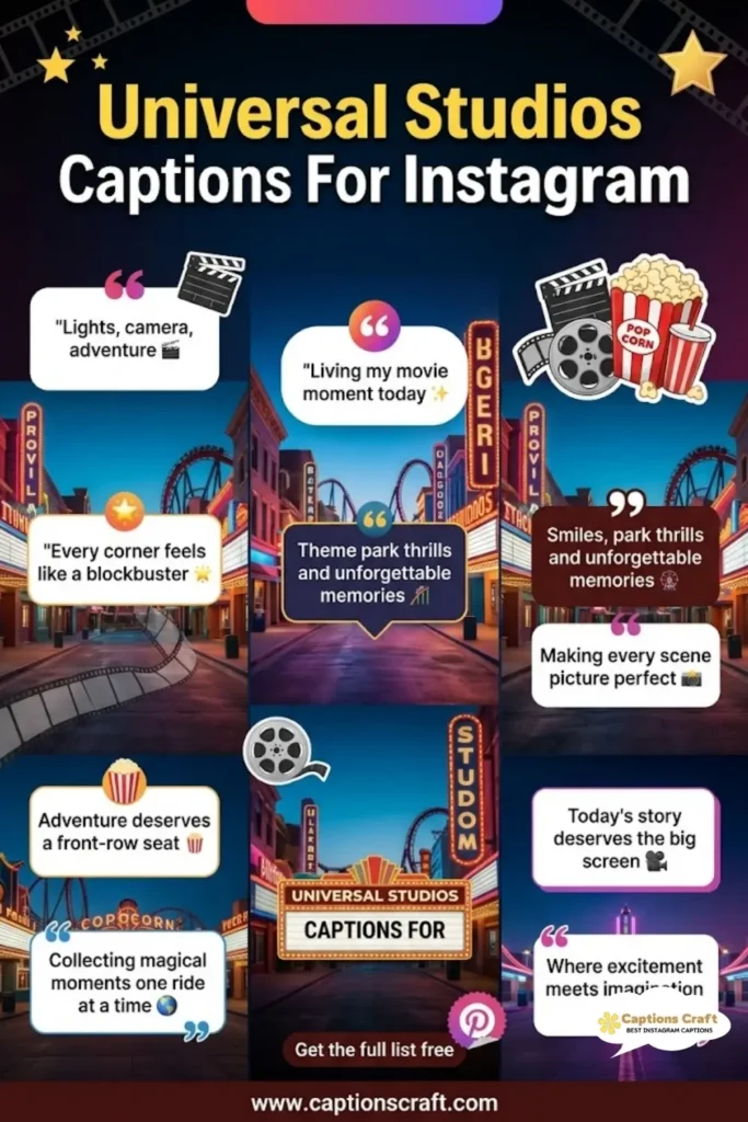 123+ Magical Universal Studios Captions For Instagram And Quotes to Spark Joy and Fun