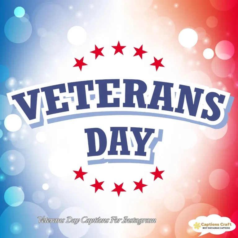Veterans Day Captions For Instagram