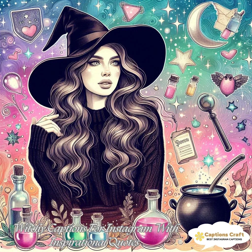 Witchy Captions For Instagram With Inspirational Quotes