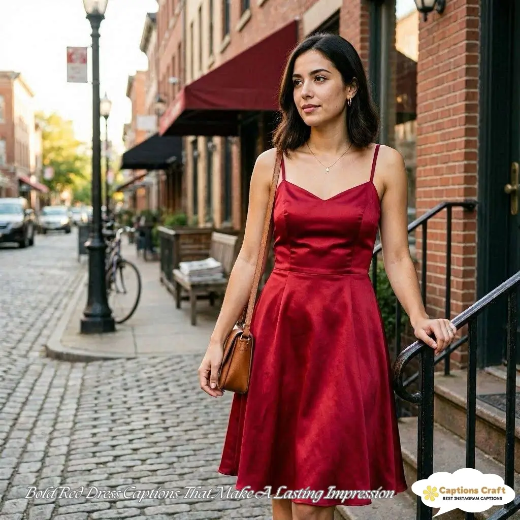 123+ Irresistible Red Dress Captions For Instagram That Will Turn Heads Quotes