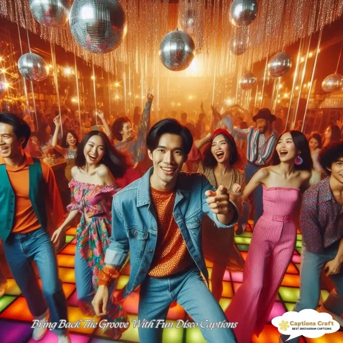 Bring Back The Groove With Fun Disco Captions