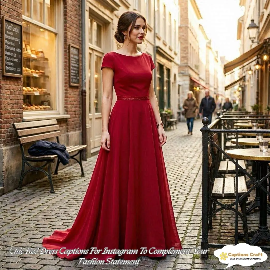 123+ Irresistible Red Dress Captions For Instagram That Will Turn Heads Quotes