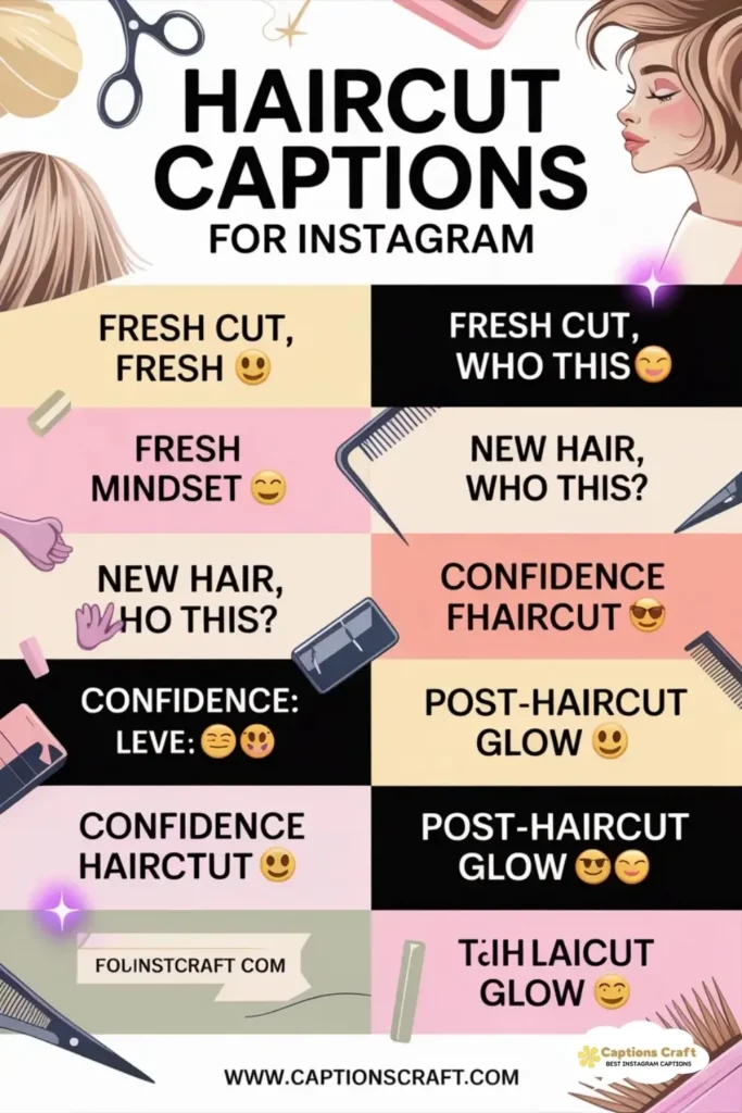 125+ Transformative Haircut Captions For Instagram That Inspire and Impress Quotes
