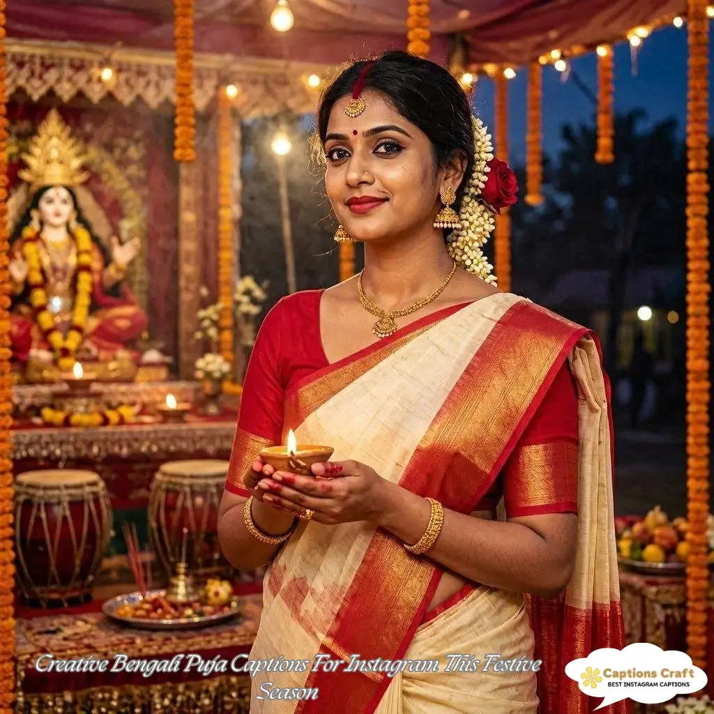 147+ Beautiful Bengali Puja Captions For Instagram Full Of Festive Feels